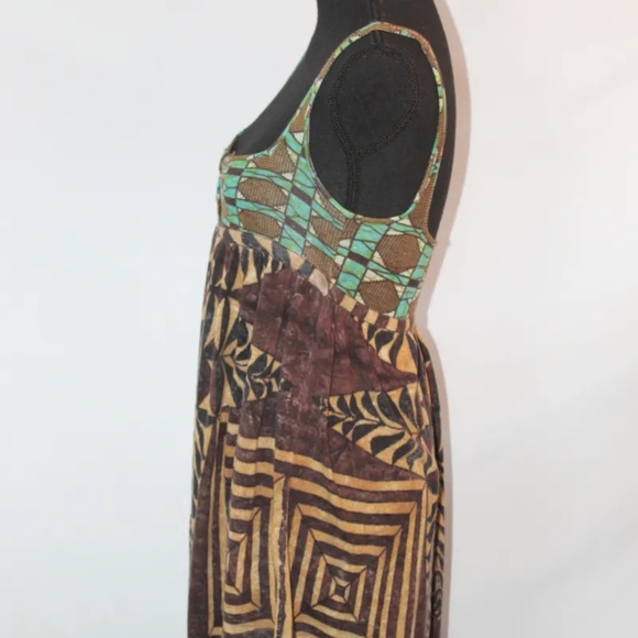 Free People Tribal Print Sundress/Tunic Top, S - Picture 3 of 6